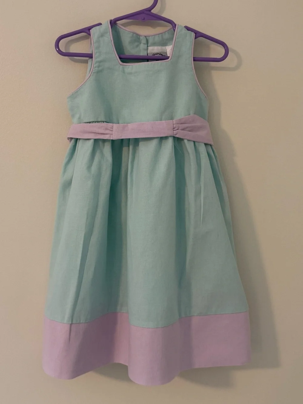 Hartstrings Linen Blend Little Girls Dress Sz 3T